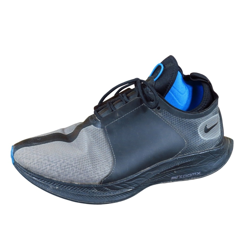 Nike Zoom Pegasus Turbo XX Womens Running Shoes Size 9 Athletic‎ Black Grey Blue